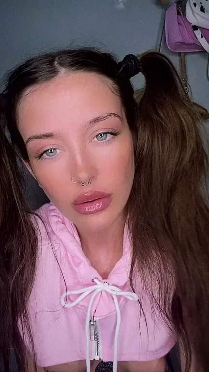 Pouty Pigtail Slut Begs for Cum: Wide-Open Mouth Tease