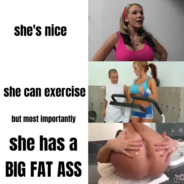 Nikki Sexx's Oily Big Fat Ass Workout 💦🍑🔥