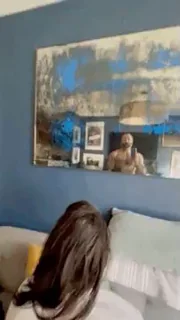 Watching him in the mirror gets me soo excited [M][F]