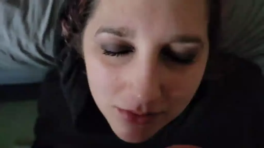 Cum-Drenched Slut Loving Every Sticky Facial Drop