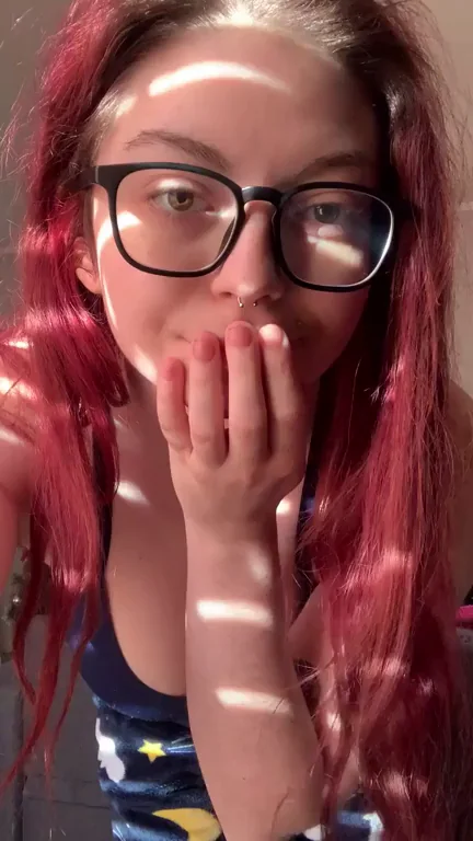 Hopefully you still like your red-goth sluts on their all natural days