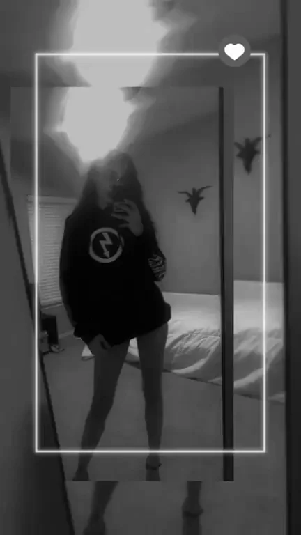 🖤 Big Tiddy Goth GF Teases Hoodie Peek-A-Boo Boobs 😈