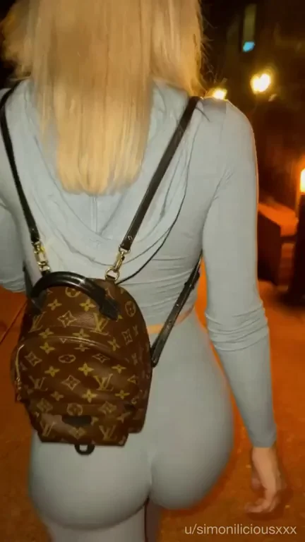 Street Grope Fest: Blonde Freeuse Slut's Bubble Butt Gets Felt Up 😈🍑