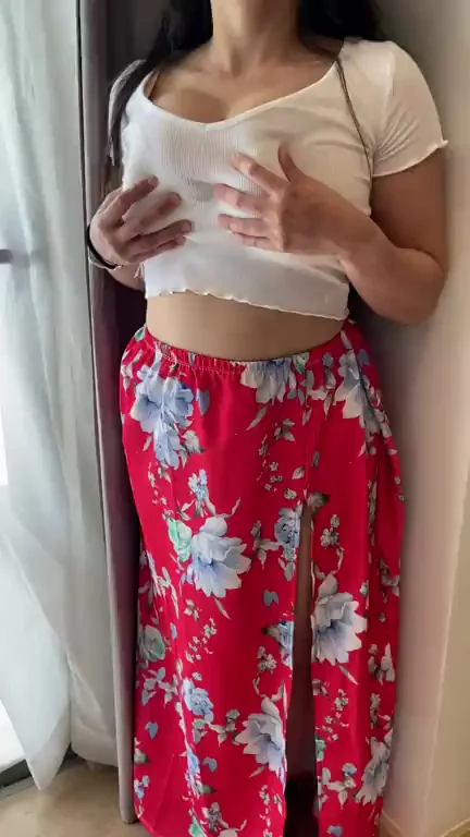Latina Busty Bombshell Teases: Face Dive into My Massive Natural Tits
