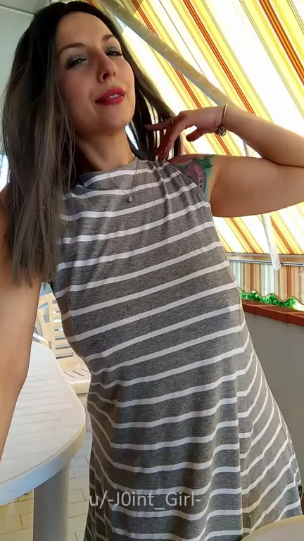 Neighbor-Teasing Slut Drops Her Massive Naturals for You
