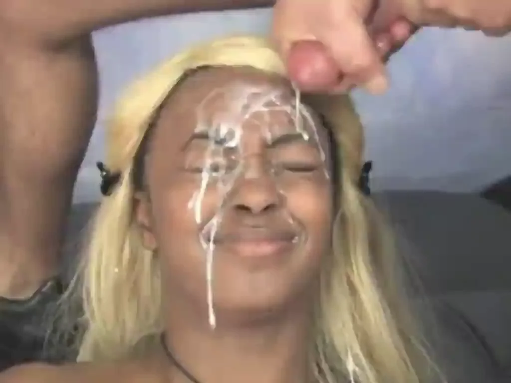 Ebony Amateur Fiona Gets Drenched With BWC Cum