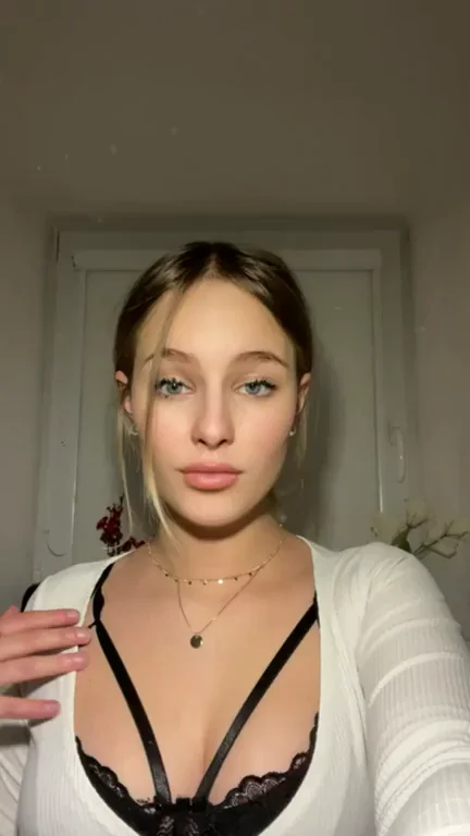 Teasing Teen Slut Begs: Wanna Strip Me Bare?