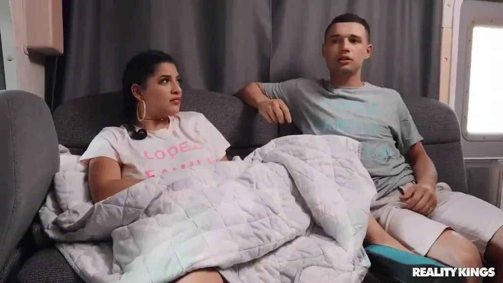Gabriela Lopez - Can't wait to fuck stepsis while mom dad is infront seat