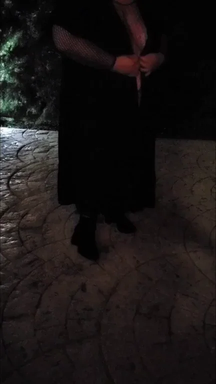 Chubby Slut Teasing Hotel Windows with Her Juicy Curves 😈🌃