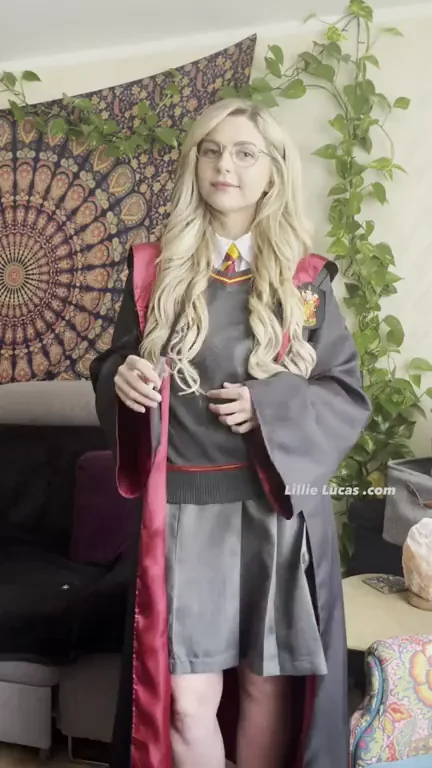 🪄 Petite Blonde Witch's Spell Practice Tease 💋