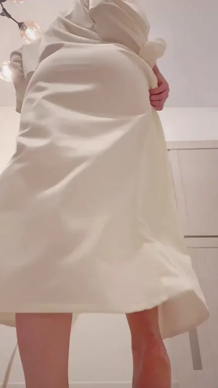 Teasing My Tight Innie Pussy and Juicy Ass in a Bathrobe