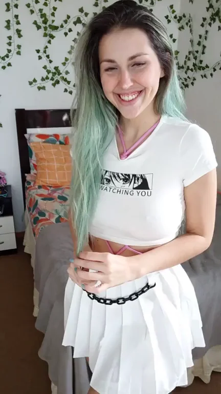 Ropes Under My Skirt? Teasing Upskirt Bondage Slut Show 🖤🔗