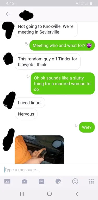 Hotwife first time meeting up and messaging husband
