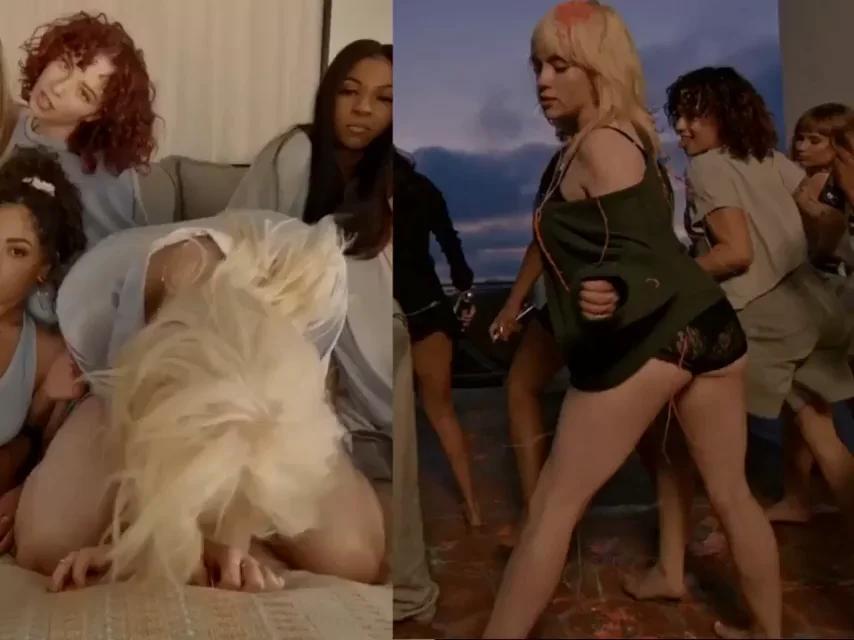 Billie Eilish Lookalike Bouncing Massive Tits and Twerking Thick Ass