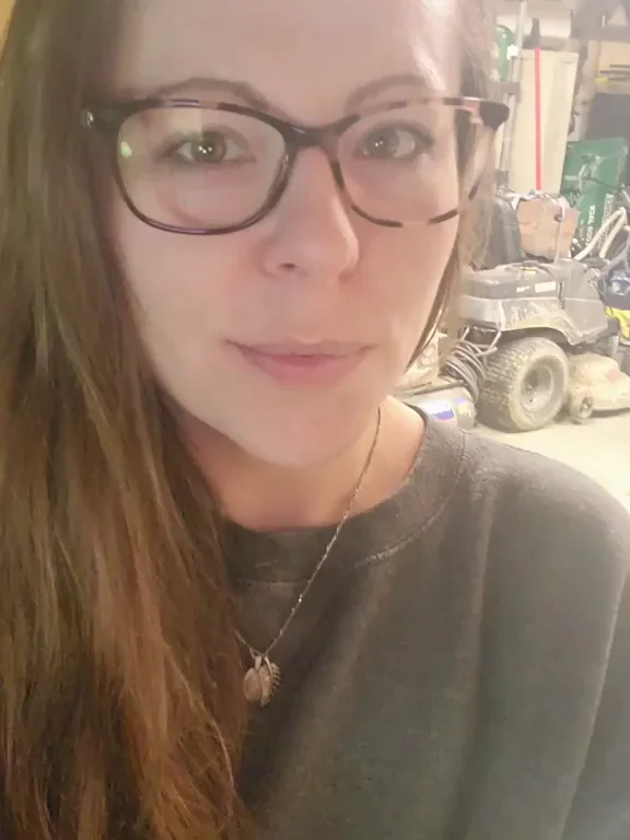 MILF Teases with Her Big Mower Cock in the Garage 😏🔥