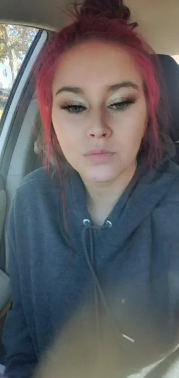 🔥 Pink-Haired Slut's Massive Tits Flash in Car - Almost Busted Thrill! 😈