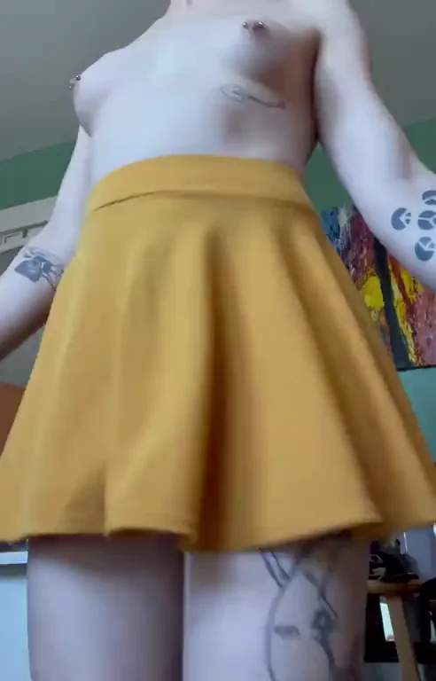 Who wants to pull my skirt up?