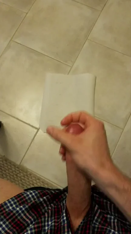 Cum shot missed the target.