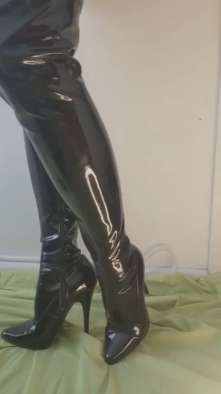 Start with the boots, then wrap you lips around this.
