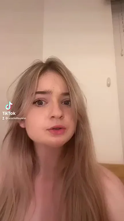 Blonde Teen Slut Teases: Hope I Get That Nice Dick Treatment? 🍒😈