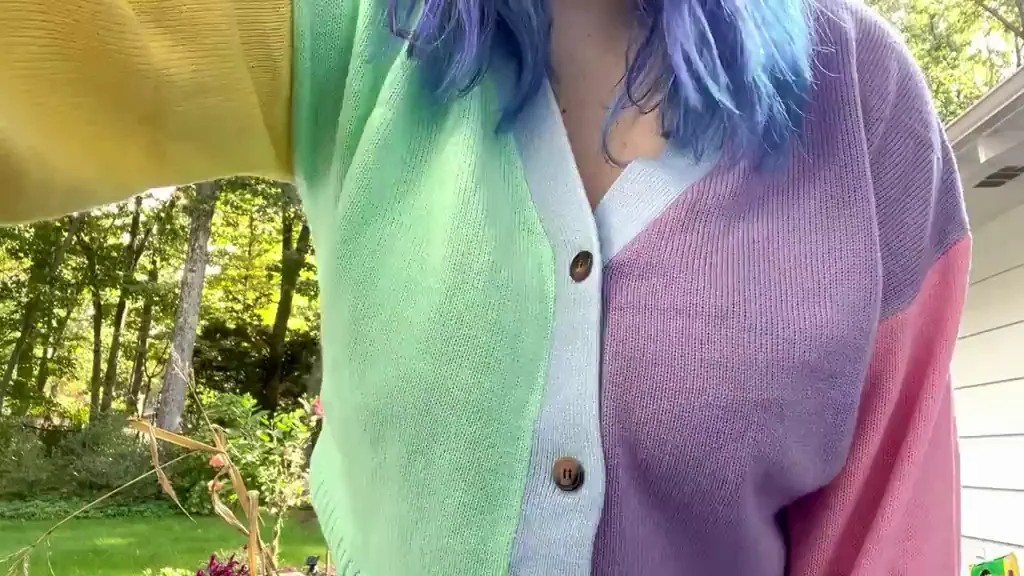 😱 OC Slut's Terrifying Outdoor Titty Drop Thrill 💦🔥