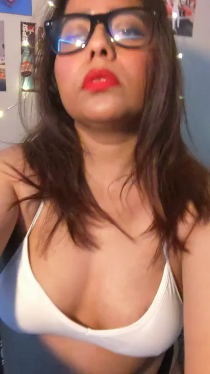 Me...on top of you...as you pull my hair down, take my glasses off and suck on them nipples