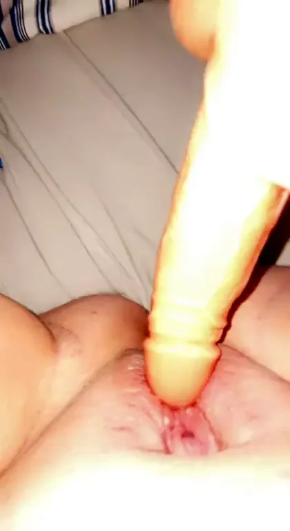 Too Bad This Fat Dildo Owns My Shaved Hole, Not Your Tiny Cock 😈🍆