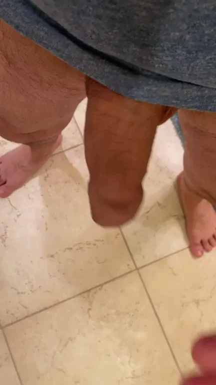Post-Workout 💦 Floppy Uncut Cock Tease 😈