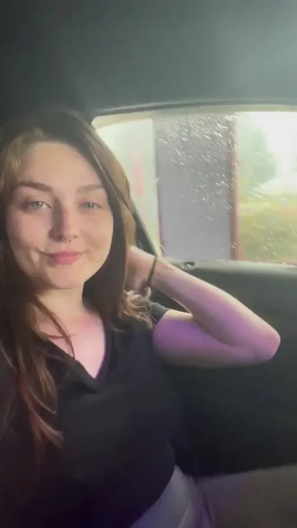 Oops! Forgot to Check Both Ways Before Flashing Tits in Traffic 😏🚗💦