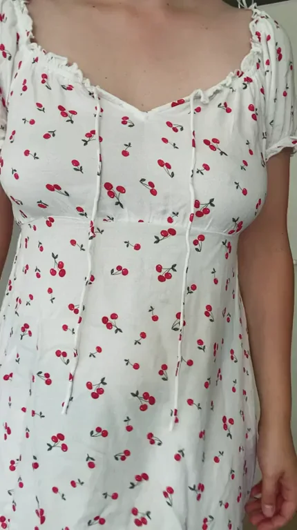 🍒 Busty Slut's Right Way to Rock That Dress – Tits Out! 🔥