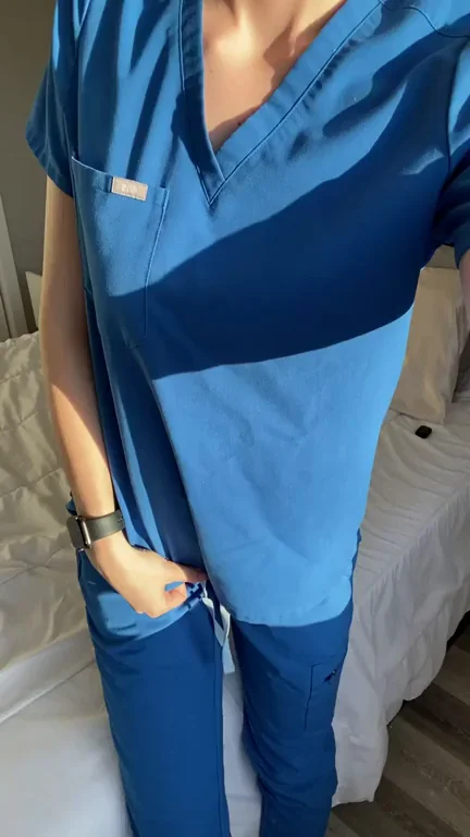 Nurse Slut's Massive Titty Drop Tease 😍💦