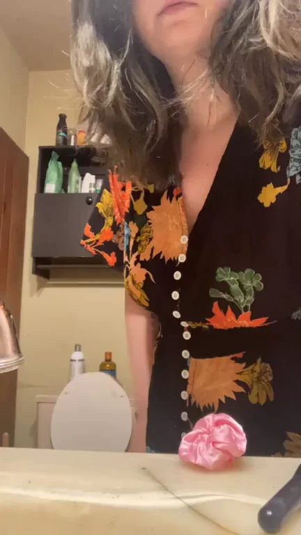 Preggo Babe Drops Massive Tits on Your Face Begging Style
