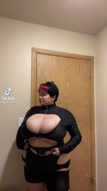 Tits Ready to Explode from That Skintight Bodysuit