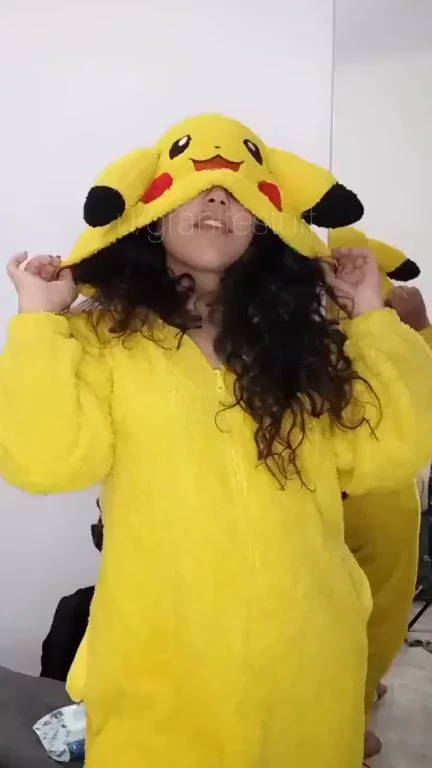 Pikachu Slut Teases Her Juicy Tits 😈🍆💦