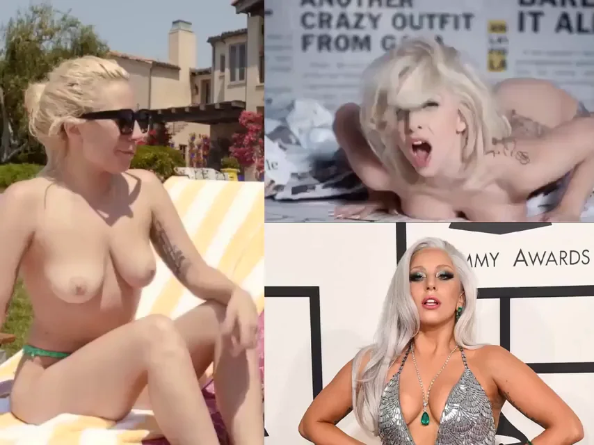 Lady Gaga's Slutty Crazy Outfit Nude Tease 😈💦