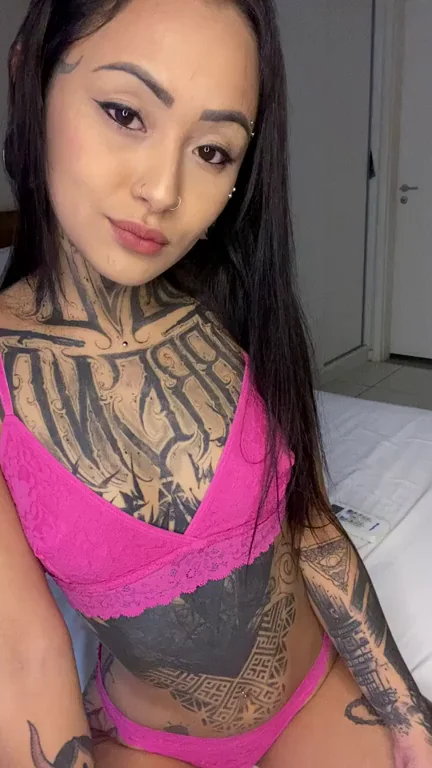 My ex told me he doesn't like my chest tats... My should I answer him?