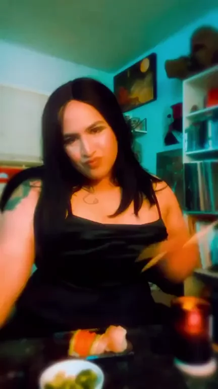 Goth T-Girl Tease: Spoil Me for My Thick Cock After Sushi Dinner? 🍣🍆💦