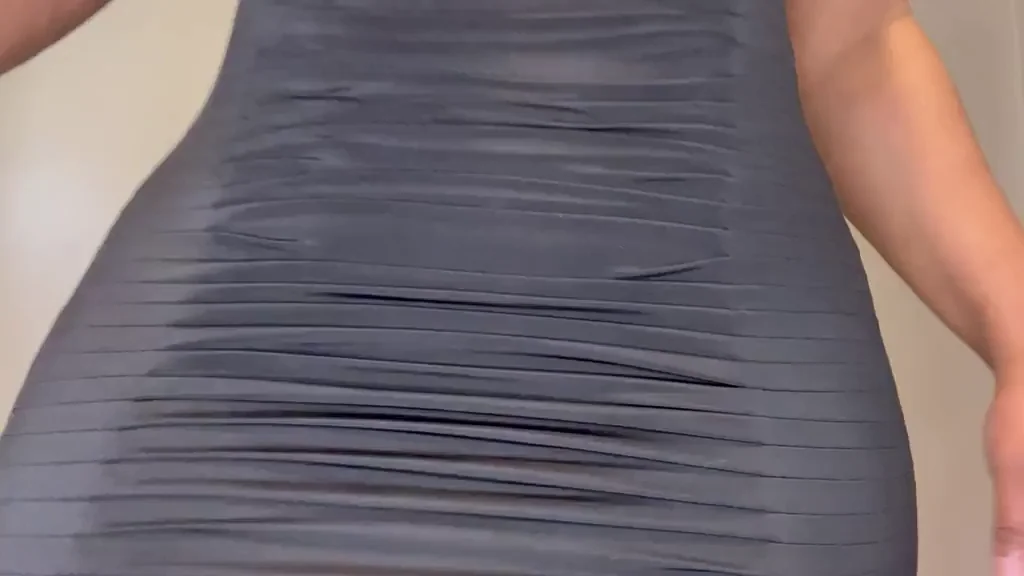 Curvy Latina's Massive 34J Tits Jiggle & Bounce in Tight Dress 😍🍑🔥