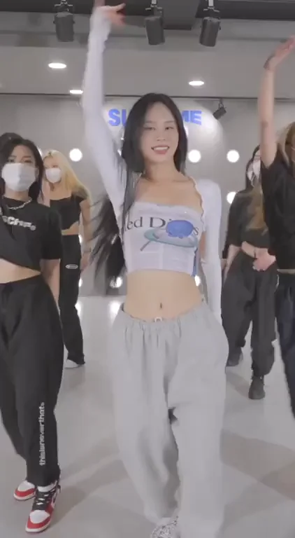 Youha's Slutty Dance Tease in Grey Sweatpants