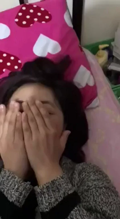 😈 Shy Asian GF Covers Eyes in Ecstasy on Bed 💕🔥
