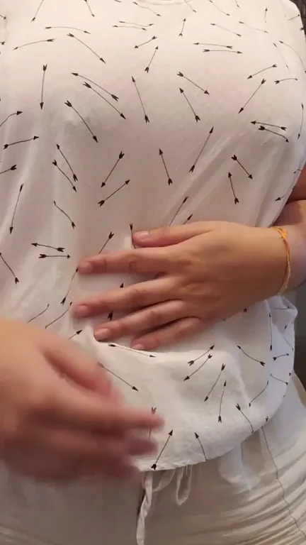 Curious what loose shirts can hide?