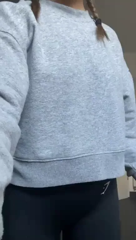 Gym Cabin Tease: Wanna Pound My Perky Titties? 💦🏋️‍♀️