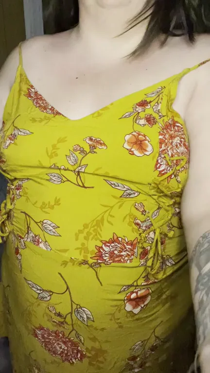 Sundress Titty Drop Tease 🍈🍈