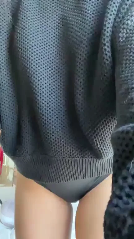 🧊 Chilly Nipples Popping Hard for You, Asian Slut Tease 😈🍒
