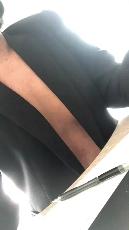 Office Tease: Flashing My Perky Small Tits 😈💋