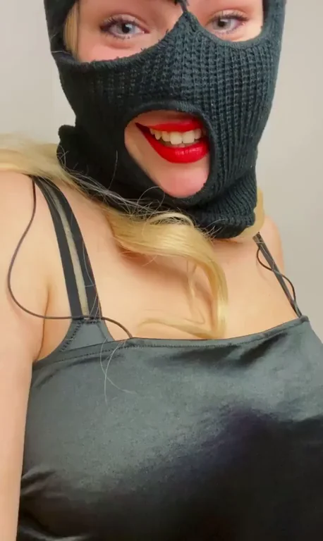 This is a robbery, get your dick out right now! ?