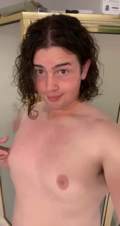 Just got out of the shower! ?