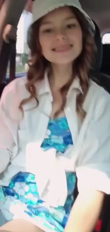 Crush on This Naughty Med Student? Car Flash Tease!