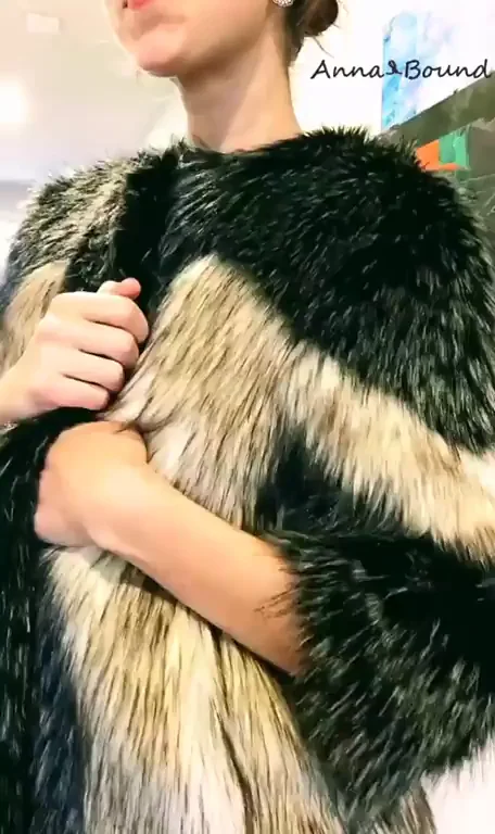Is This Slutty Fur Coat Appropriate for Work? 😈🔥 [f]
