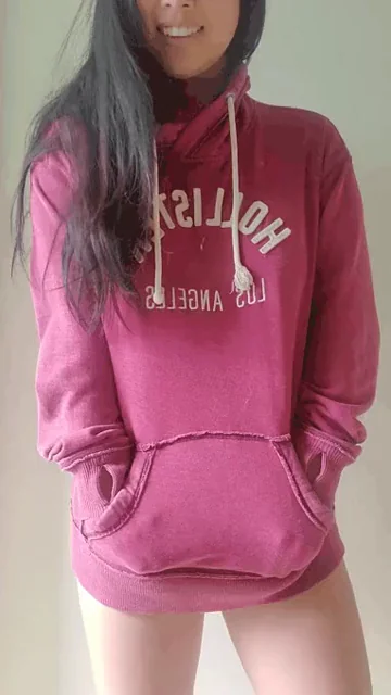 Sexy Asian Teacher's Comfy Hoodie Tease 😈👅